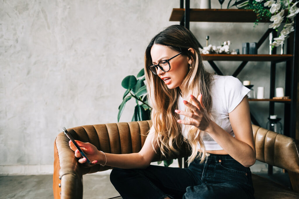 Woman upset over illegal text messages under the TCPA